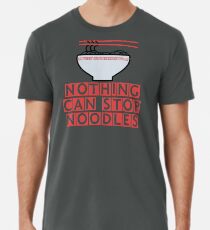 Camiseta premium James May: "Nothing Can Stop Noodles" (camiseta original)