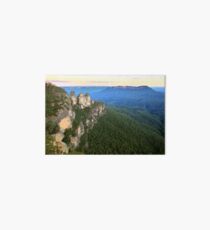 Three Sisters Twilight, Blue Mountains, Australia Art Board