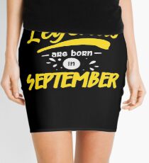 Legends Are Born in September Mini Skirt