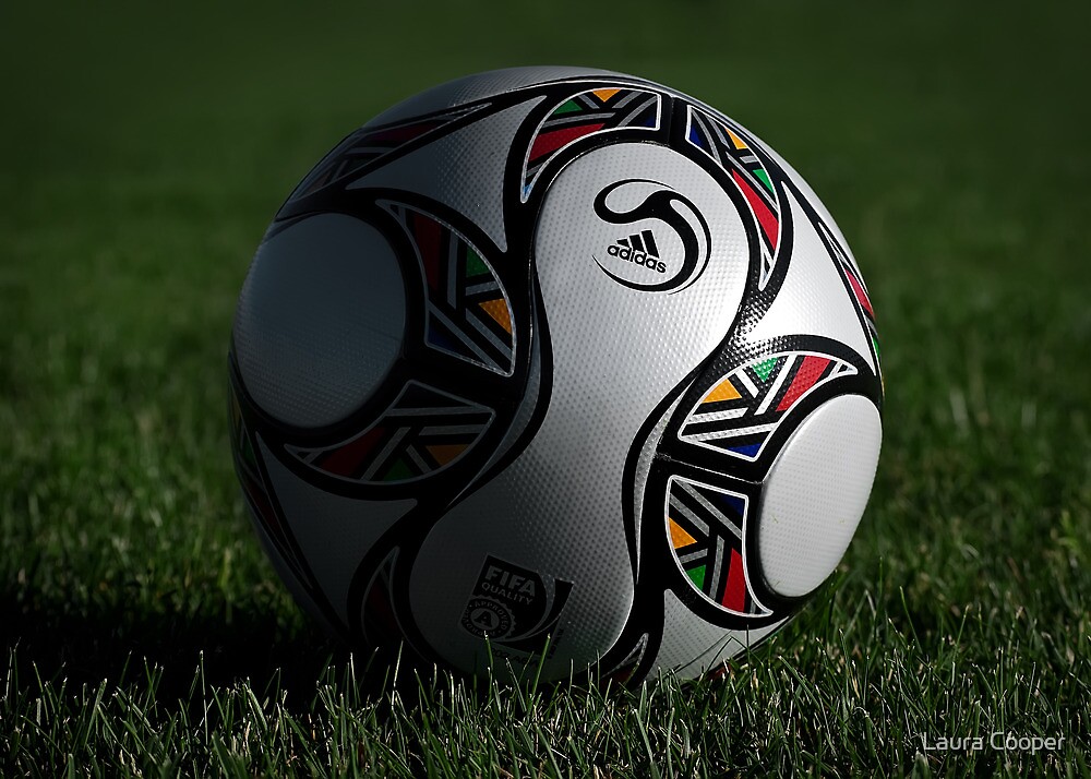 "Fifa South Africa Soccer Ball" by Laura Cooper Redbubble