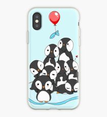 Penguin mountain iPhone Case