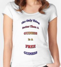Free Guinness Women's Fitted Scoop T-Shirt