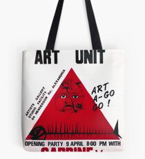 The very first poster from Art Unit Tote Bag