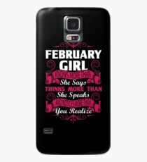 February Girl Birthday Design Case/Skin for Samsung Galaxy