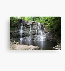 Glenariff Forest Waterfall - Wide angle Canvas Print
