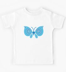 Blue Butterfly Kids Tee
