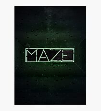 The Darkest Puzzle - The Maze Runner Photographic Print
