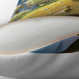 Alternate view of Battleship Philistia Throw Pillow