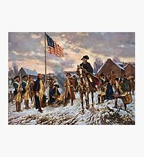 Lámina fotográfica Washington en Valley Forge