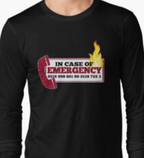 It Crowd Inspired - New Emergency Number - 0118 999 881 99 9119 725 3 - Moss and the Fire Long Sleeve T-Shirt