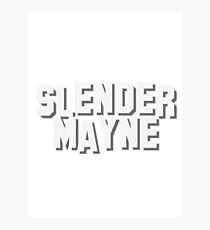 Slender Mayne goes to Hollyweird Photographic Print