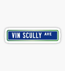 Los Angeles Dodgers Street Sign Sticker