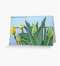 Yellow Buds Greeting Card