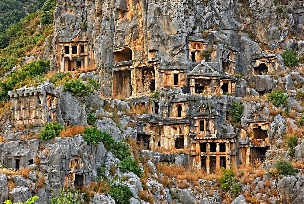 the-necropolis-of-ancient-myra-lycia-turkey-by-hercules-milas