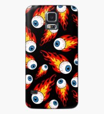 Funda/vinilo para Samsung Galaxy Patrón de globo ocular llameante