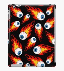 Flaming Eyeball Pattern iPad Case/Skin