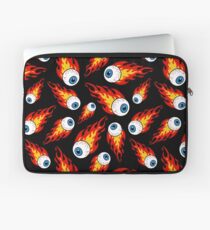 Flaming Eyeball Pattern Laptop Sleeve
