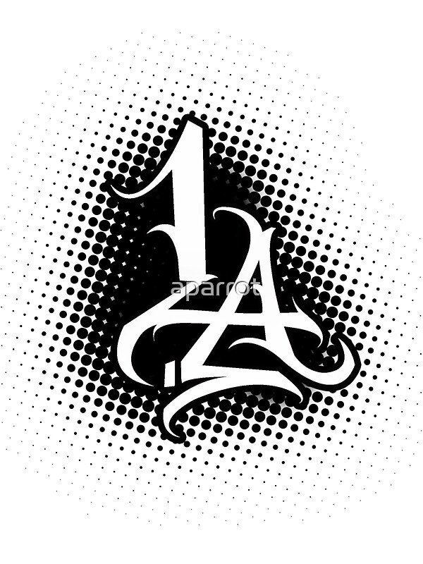 LA Graffiti Tag " Stickers by aparrot | Redbubble