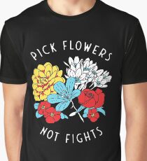 Blumen-Shirt Grafik T-Shirt
