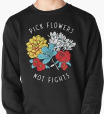 Sudadera cerrada Camisa de flores