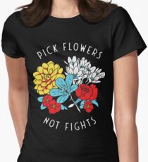 Chemise de fleurs T-shirt moulant femme
