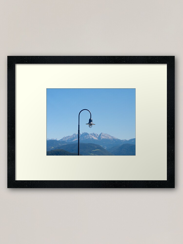 Alternate view of Mountain light, Bolzano-Bozen, Italy, 2008 Framed Art Print