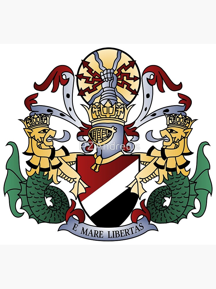 Coat of Arms of the Principality of Sealand by PZAndrews