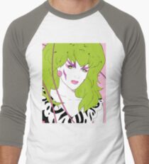 Pizzazz Men's Baseball ¾ T-Shirt