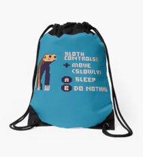 sloth controls! Drawstring Bag