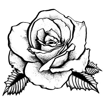 Rose Tattoo SVG Cut file by Creative Fabrica Crafts · Creative Fabrica