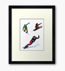 Air dance - Snowboard Framed Print