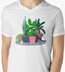 House panther V-Neck T-Shirt