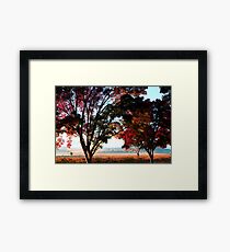 Autumn Sunrise in the Barossa Framed Print