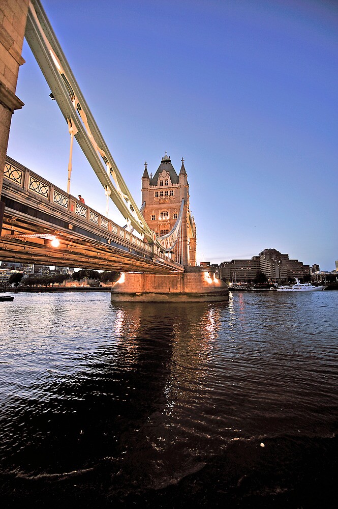 "London Tower Bridge @ Night 0003" by mike1242 | Redbubble