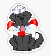 Sailor Newfie Sticker