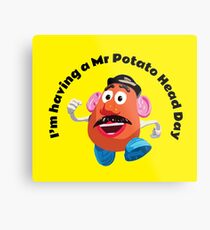 Potato Head Day - Parody Potato Head Shirt - Parody Potato Head t-shirt - Cute Parody Potato Head tee Metal Print