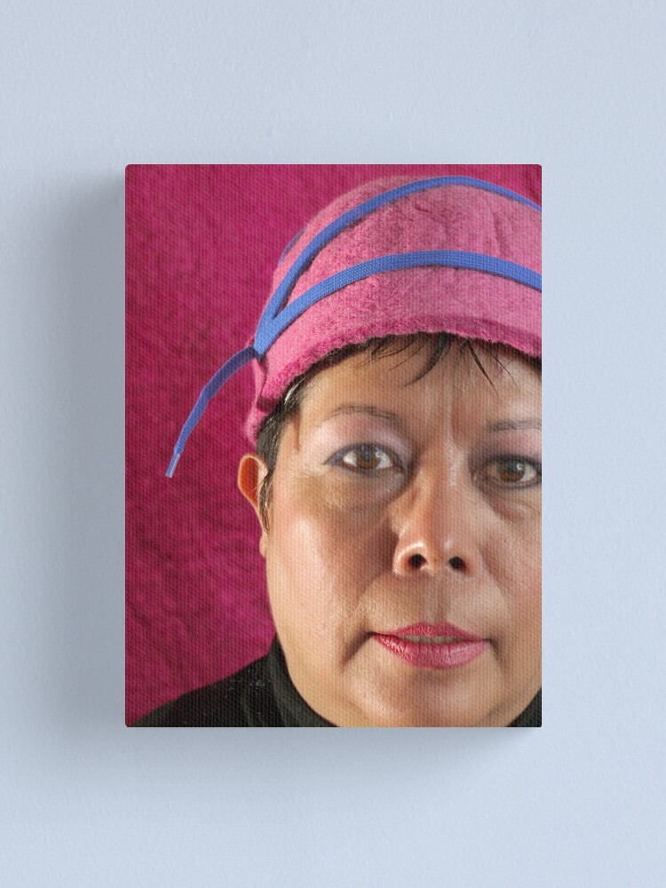 Alternate view of (523) Cloche with shoelaces Canvas Print