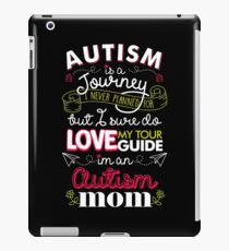 Autism Awareness druckt - Autism Is A Journey ASD-Grafik iPad-Hülle & Klebefolie