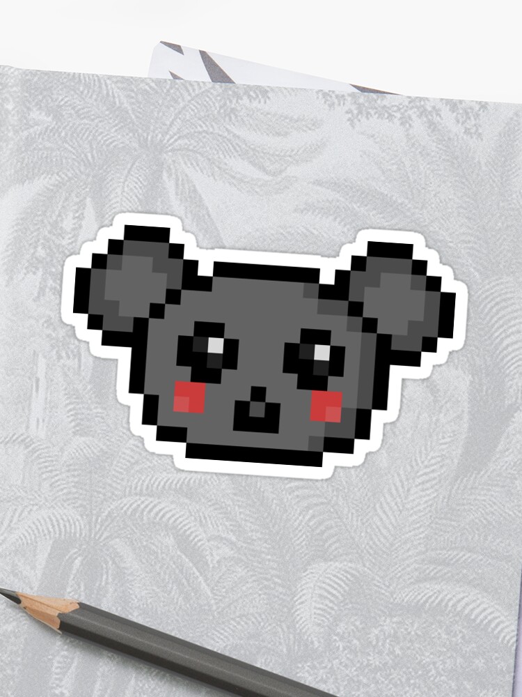 Kawaii Cute Pixel Art Koala Sticker By Zerebun