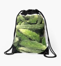 The Dinosaur Melons Are Taking Over! Drawstring Bag
