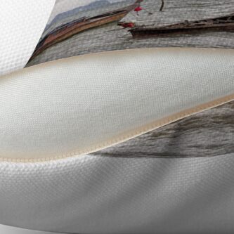Alternate view of Longtail Boats of Koh Yao Noi Throw Pillow
