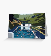 Mountain pool Greeting Card