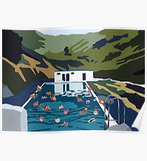 Póster Piscina de montaña