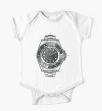 ROLEX WATCH Short Sleeve Baby One-Piece