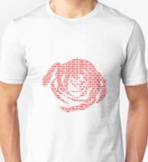 Camiseta ajustada jugo de rosa rosa