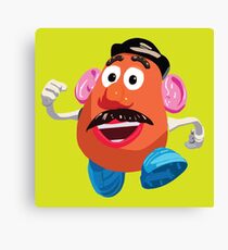 Potato Head Shirt - Potatoe Head - Mr Shirt - Potatoe t-shirt - Potato Shirt - Potatoe T-shirt Canvas Print