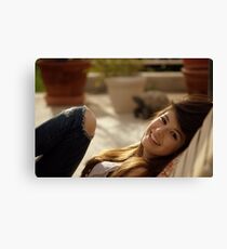 Breana: With a Warm Smile Canvas Print