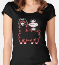 Skullpaka et les ovnis se reposent T-shirt échancré