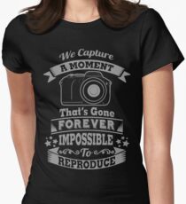 photography photographer t-shirt Women's Fitted T-Shirt
