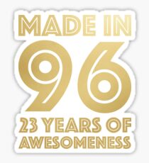 23rd Birthday Gift Adult Age 23 Year Old Men Women Sticker
